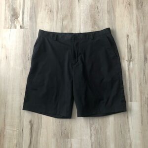 Adidas Black Men's Flat Front Shorts